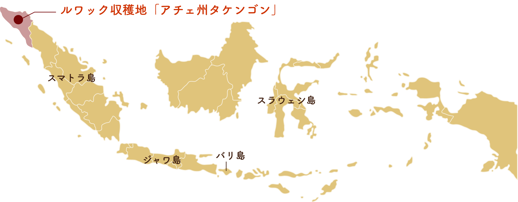 パリ スマトラ島のアチェの場所を示した画像